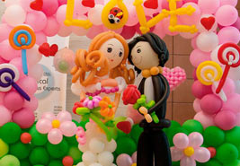 浪漫气球主题婚礼现场布置