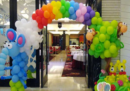 生日气球拱门