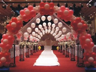 创意婚礼气球装饰 特色婚礼现场