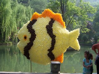 创意气球热带鱼造型