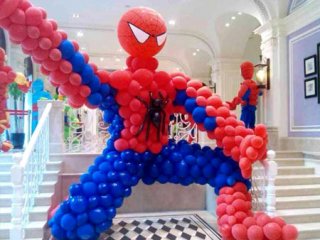 魔术气球蜘蛛侠造型