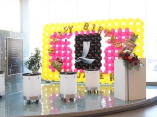 汽车4S店周年庆气球布置